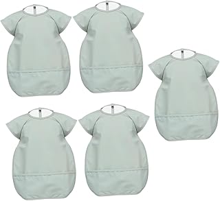 jojofuny 5 Peças Babadores Para Bebês Comendo Babadores Para Bebês Crianças Avental Babadores Para Bebês Avental De Arte Para Bebês Bata De Alimentação Para Bebês Babadores De Arte Para