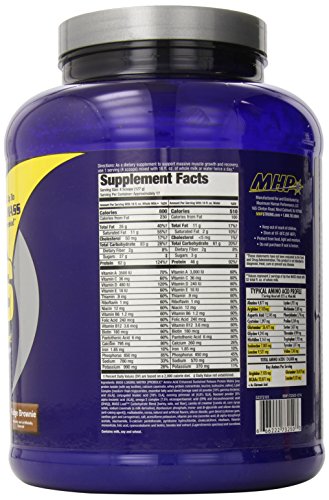 MHP, Up Your Mass Weight Gainer, Fudge Brownie, 5 Pound (Discontinued)