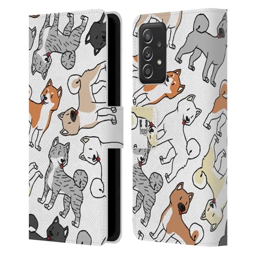 Housse cuir Galaxy A52 anti-rayures style Akita pour protéger l'écran des clés