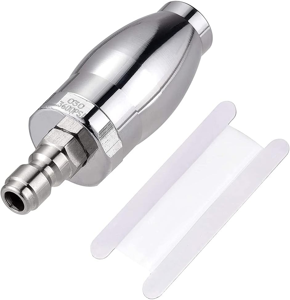 Garta Pressure Washer Turbo Nozzle, Steel Rotating Nozzle with 1/4 Inch