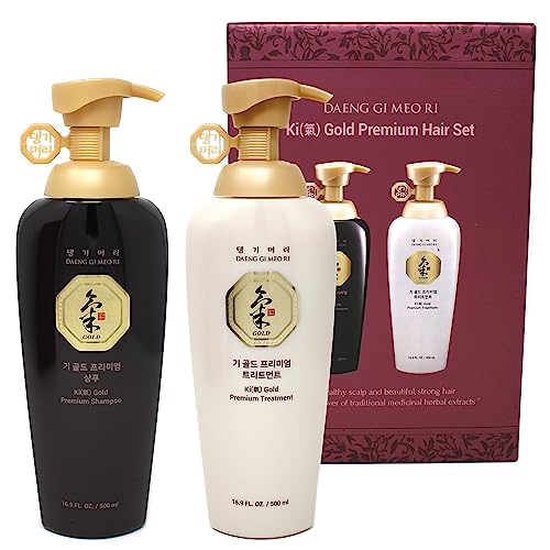 Daeng Gi Meo Ri- Ki Gold Premium Shampoo + Treatment Set, Promoti...