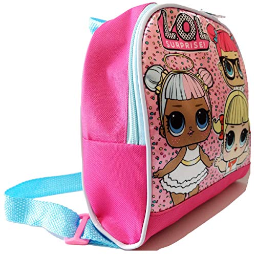 Kit Mochila Infantil Bonecas LOL Surprise de Rodinhas Tam G