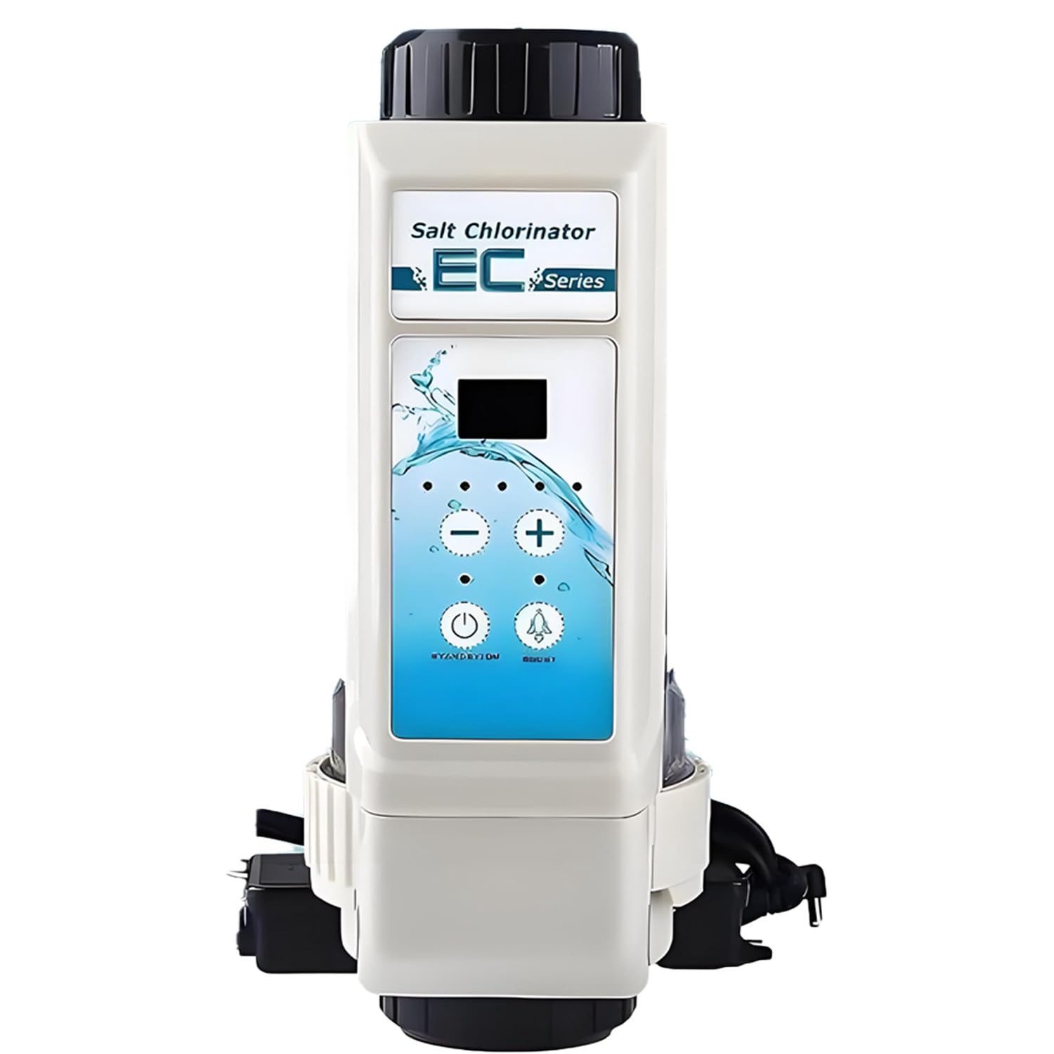 Clorador de Sal para Piscinas, Dispositivo automático de cloración de Agua Salada de 8/12/16/20 g/h. Reduce la irritación ajustando los Niveles de salinidad y Cloro del Agua. 12g