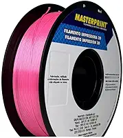 Masterprint Filamento PLA para Impressora 3D, 1.75mm, 1kg, Silk Rosa