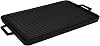 Lava Casting Rectangular Duplex Grill Pan Cast Iron Solid Double Handle Size 29x44 cm.