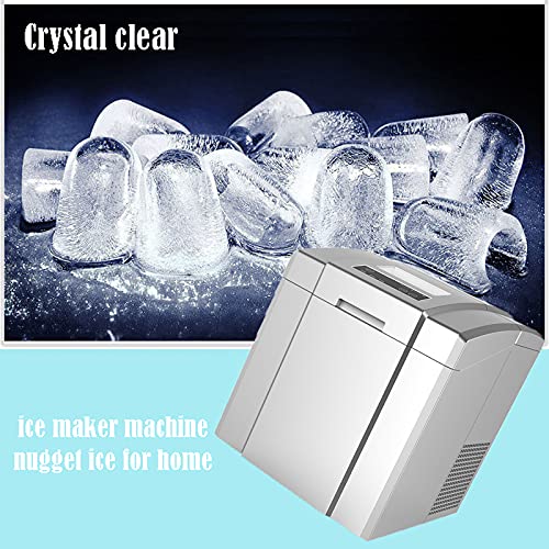 Máquina compacta portátil para hacer cubos de hielo miniatura 4