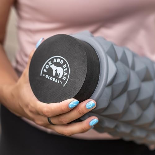 Miniatura 8 de Foam Roller 13 -Compact Massage Roller for Hands, Feet & Legs, Deep Tissue Relief, Travel-Friendly, Small EVA Muscle Roller (Black)