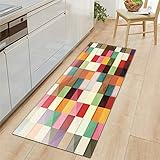 Calidad fiable: material duradero de alta calidad antifatiga que no se agrieta ni comprime con el tiempo. Es muy adecuado para cocina, pasillo, entrada, lavandería, baño, puerta, exterior, dormitorio, balcón, porche, comedor, y hace que tu suelo se vea más simple y limpio.