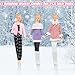 36 Pcs Doll Clothes for 11.5 inch Doll Include 1 The Movie Pink Dress 1 Sequn Outfits 1 Winter Set 3 Fashion Dress 1 Shawls 14 Makeup Kit 1 Hat 12 Shoes in Random Present for Girls