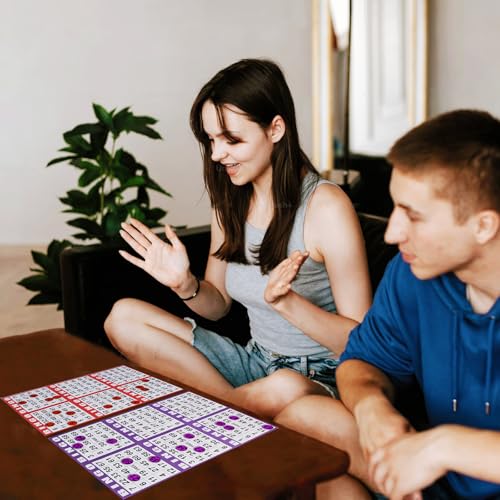SEETOOOGAMES Bingo Paper Cards Bulk- 6 card-100 Books of 5 Sheets for Large Groups – Image 3