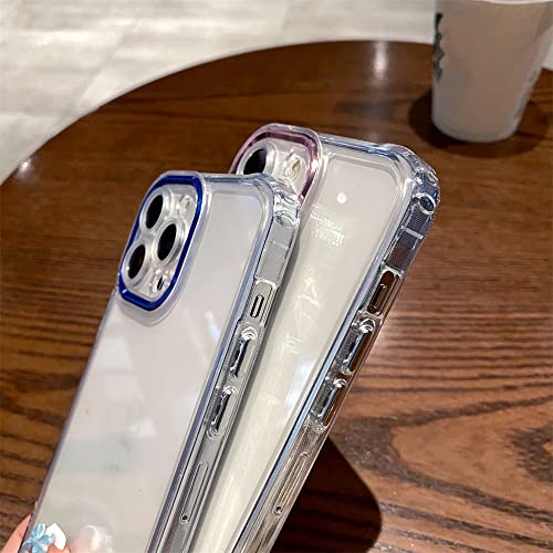 Coque antichoc iPhone 12 Pro Max transparente rose pour eviter les rayures de l objectif photo - 5