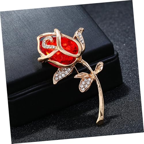 Belle Fleur en métal en verre ornement robe femmes - 7