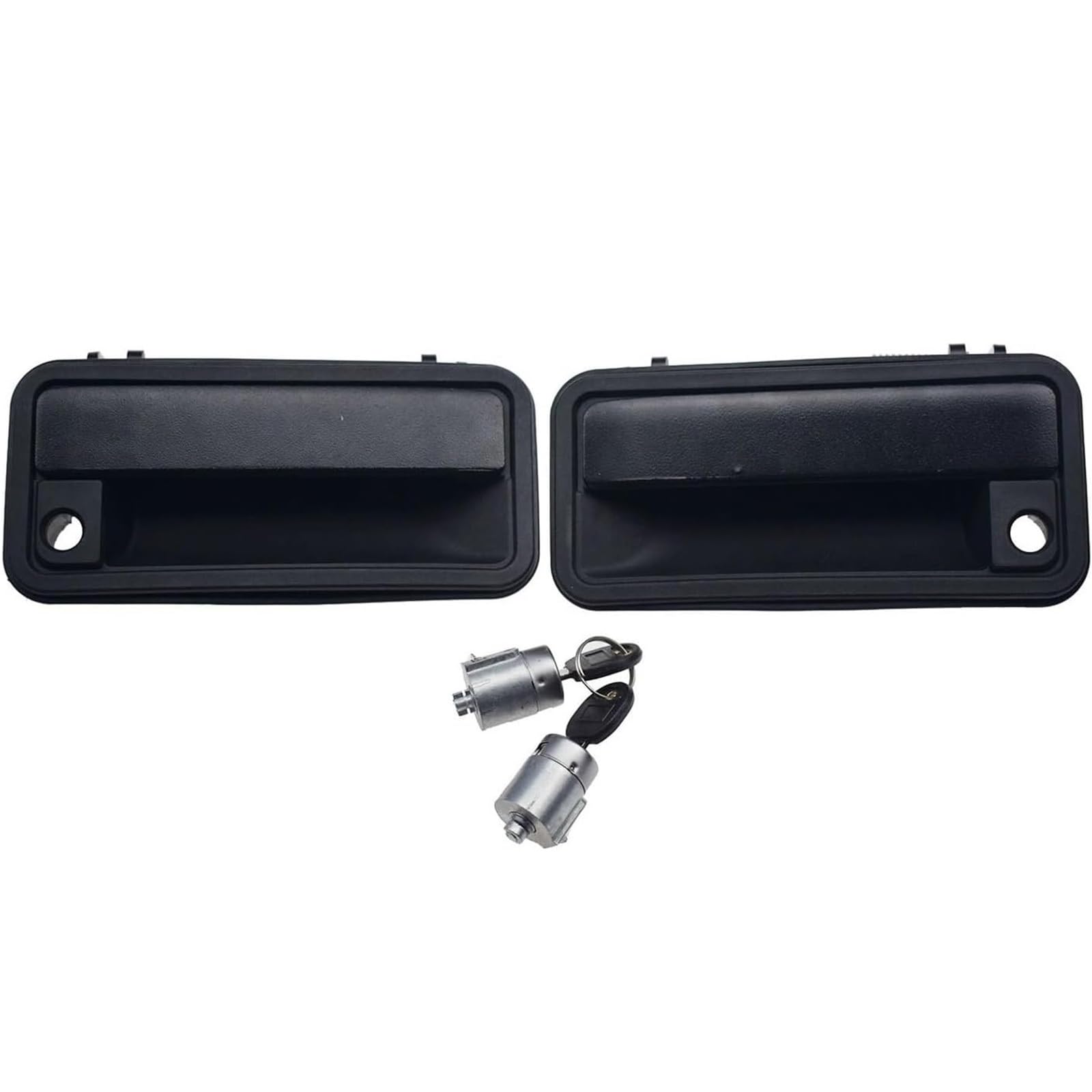 Glymzoi Car Exterior Door Handles Car Exterior Door Handle for Chevrolet for Blazer for Cheyenne 1992 1993 Front Black Outside