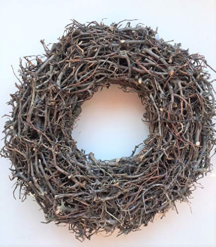 Bonsaiholz Blumenkranz Wandkranz Tischkranz Deko Kranz Ø 45 cm