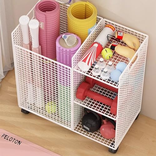 Cesta multifuncional para esterilla de yoga y rodillo de espuma 7
