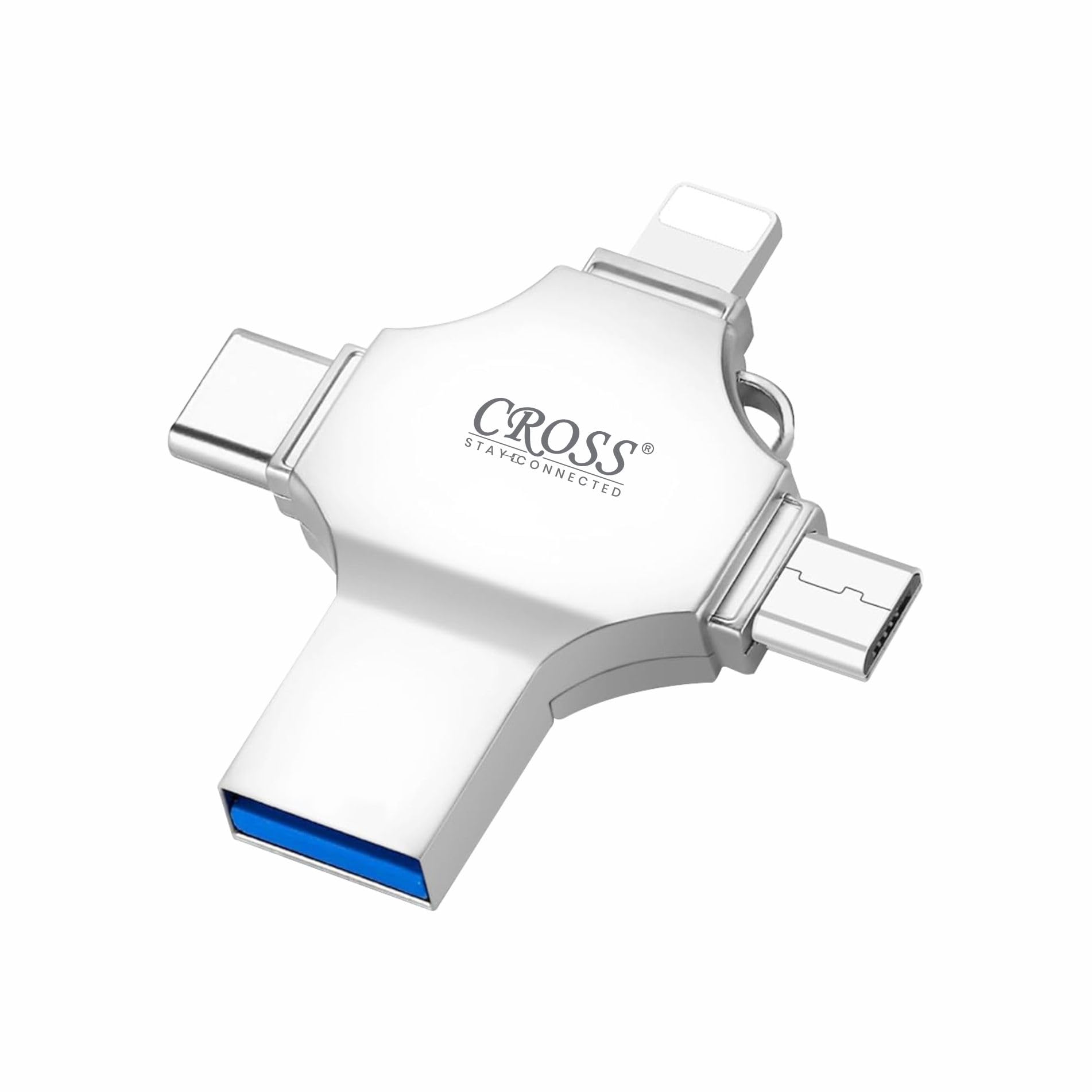 Cross® Pendrive for iPhone 14/14 pro / 14 pro max/13Mini/13/13 Pro/13 ProMax/12Mini/12/12Pro/12ProMax/11/11 Pro/11 Pro/XsMax/Xs/XR/X/8/7/Plus/6S/6/SE/5S/5C/Ipad/macbook and Laptop (Metal Body)-image-20