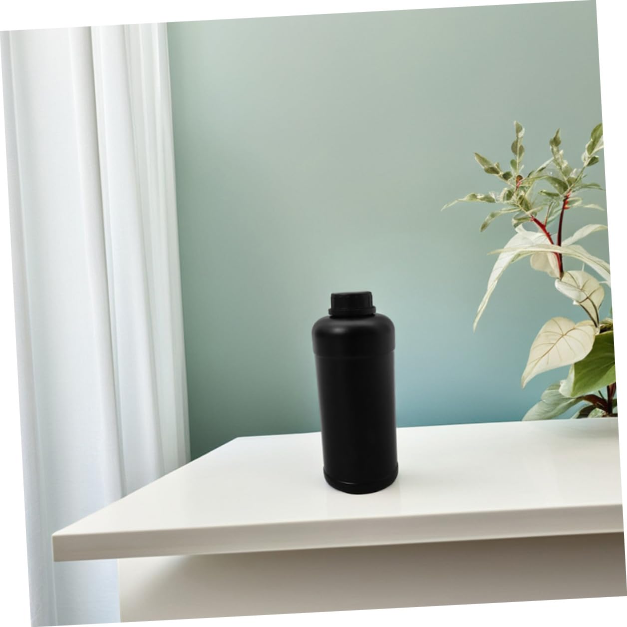 Hemobllo Bottiglie di Plastica Nere e Utilizzo Versatile da 1000ml 6 Pezzi Chiusura Ermetica Eccellente per Reagenti Chimici Contenitori per Campioni in Laboratorio