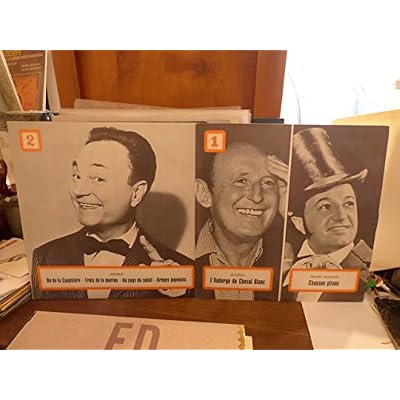 Bourvil: l'auberge du cheval blanc / Andr&eacute; Dassary: chanson gitane - Andrex : un de la canebi&egrave;re - trois de la marine - au pays du soleil - ar&egrave;nes joyeuses 2 vinyles s&eacute;lection reader's digest