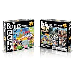 Beatles Yellow Submarine (1000 Piece Jigsaw Puzzle) - Les Beatles, Paul McCartney, John Lennon, RIngo Starr, George Harrison Beatles Yellow Submarine (1000 Piece Jigsaw Puzzle) – Image 3