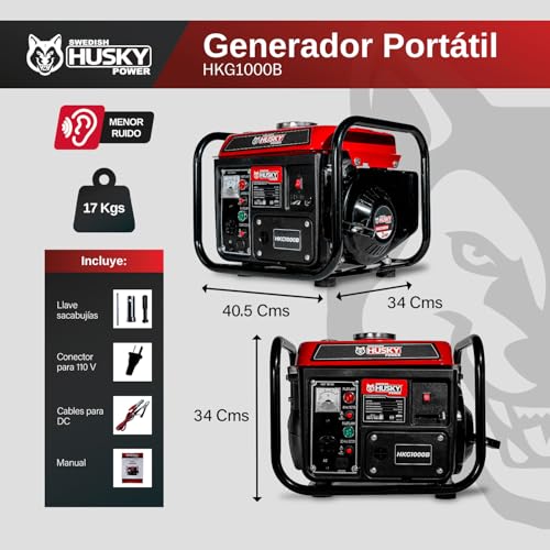 Generador eléctrico a gasolina Marca SWEDISH HUSKY POWER (3)