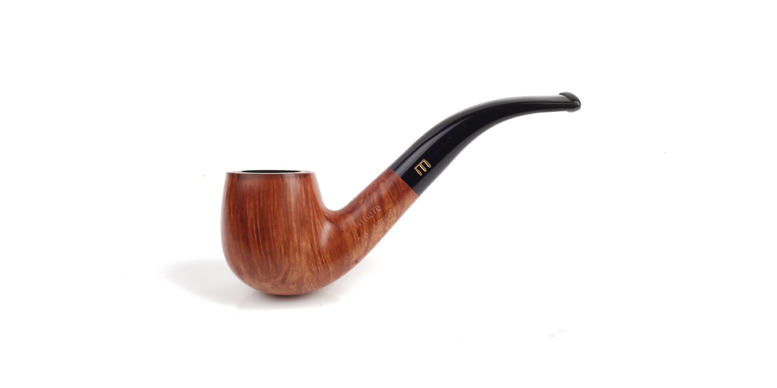 Savinelli Drewniana fajka tytoniowa MINUTO do tytoniu w rolkach model 609 6 mm w komplecie z akcesoriami klasyka made in italy