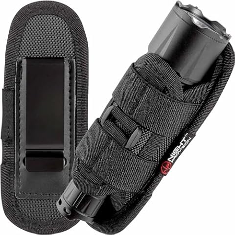 TH2 Tactical Flashlight Holster with Clip Cover