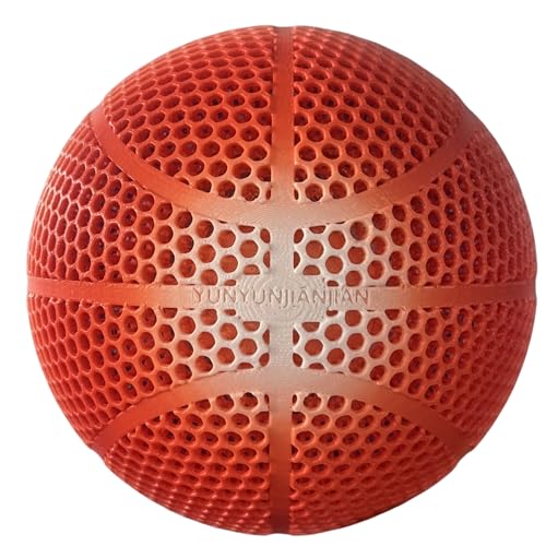 YUNYUNJIANJIAN Airless Basketball Personalized 3D Printed Basketball | Custom Name Gift for Him | Unique Birthday, Anniversary, for Boyfriend, Husband, Dad, Coach, Teacher (Colorful)