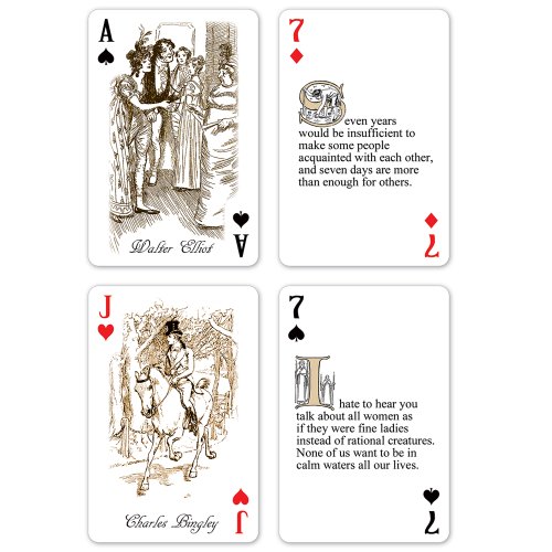 Set de Cartas Prospero Art Jane Austen Doble Baraja miniatura 4