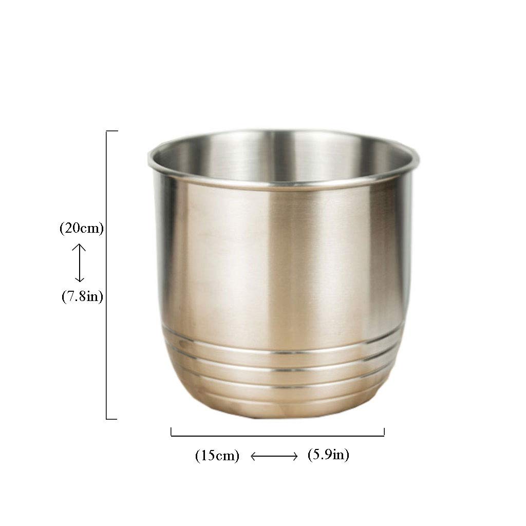 Ice Bucket Verdickter Edelstahl EIS Eimer Tragbarer Eiskübel Hotel Eimer Champagner Eimer Getränk Eimer Party Aktivitäten und Camping Geschirr sektkühler eiseimer
