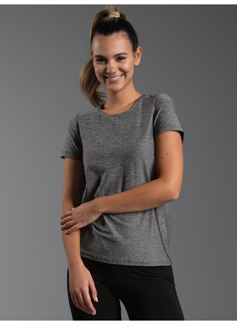 TRIGEMA Sportshirt in Melange-Optik