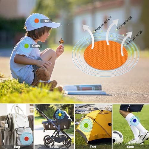 mosquito repellent stickers 300 pcs mosquito patches with 3 pack individually wrapped mosquito repellent bracelets bands for kids and adults