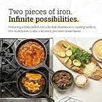 Lodge Cast Iron Combo Cooker, 3.2 Quart Deep Pot & 10.25 Inch Skillet Lid - Image 3