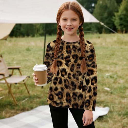 Image of Uourmeti Teens Girls Long Sleeve T Shirts Fall Outfits Boys Active Sportswear Running Tops