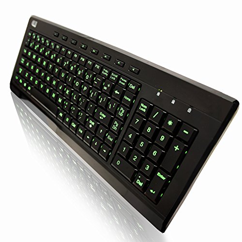 Clavier informatique USB QWERTY Adesso SlimTouch 120 noir compact - 3