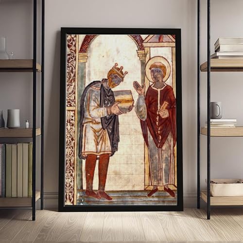 Impression sur toile Roi Athelstan décoration murale cadre 30x45
