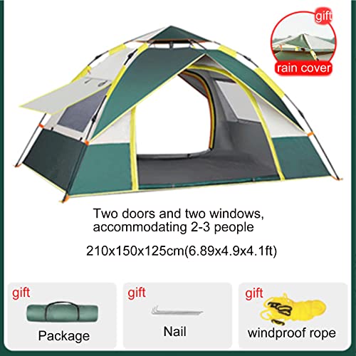 Carpa de camping tipo dome impermeable y resistente al viento miniatura 2