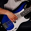 3rd Avenue Full Size 4/4 Electric Bass Guitar Beginner Pack Kit with 15W Amplifier, Bag, Cable, Strap, Stand and Spare Strings – Blue #5