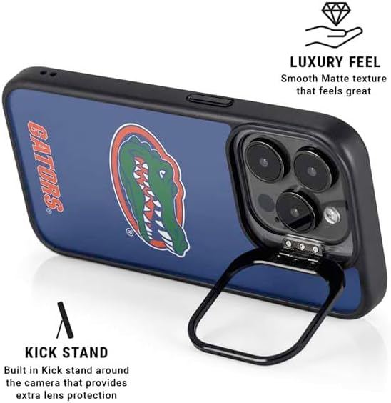 Skinit Kickstand Phone Case Compatible with iPhone 16 Pro - Officially Licensed University of Florida Gators Mascot Blue Design