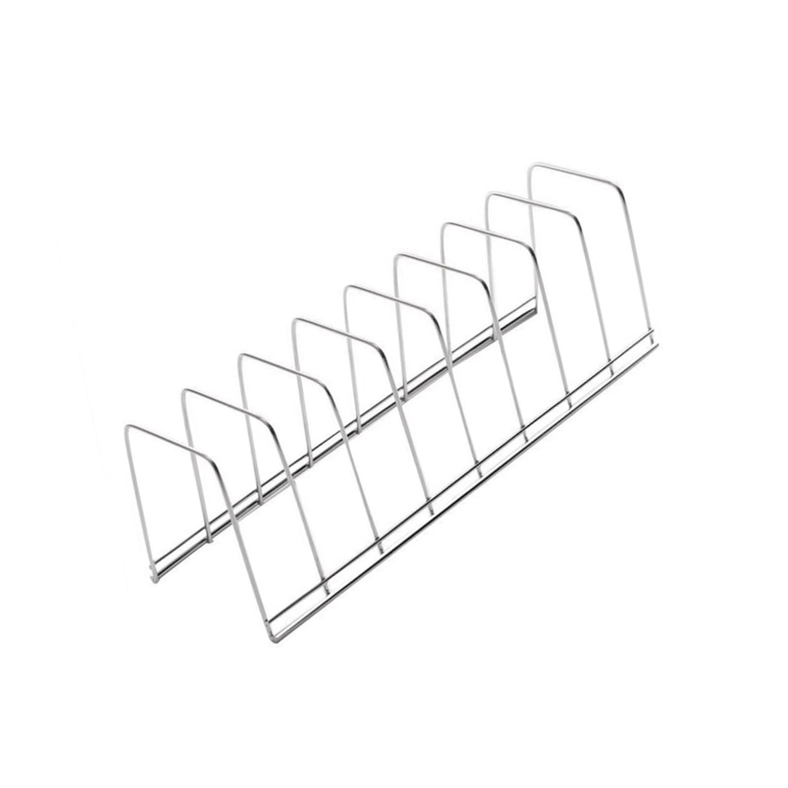 Tsophreniq Simple Kitchen Storage Solution for Dishes Cups Utensils Rustproof Nonrust Steel Design Kitchen Drainage Rack Space Saving Utensils Holder