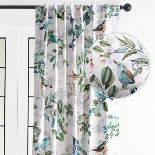 Maison d'Hermine Rideau coton 50" x 108" écru