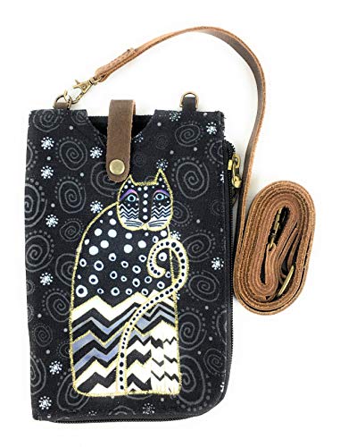 Sun 'N' Sand Women's, Crossbody Phone Storage Bag BLACK MULTI NS