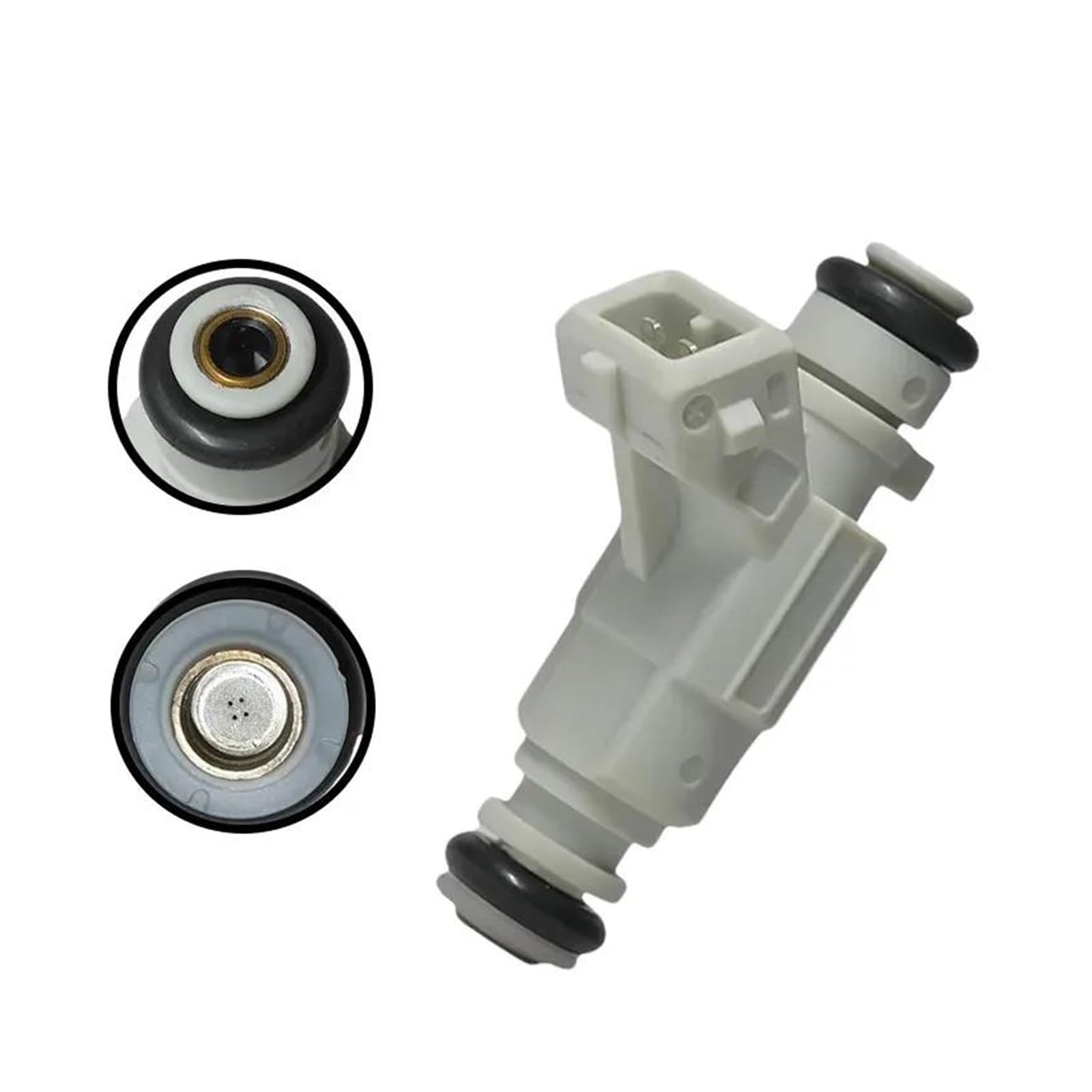 Injecteur Voiture 4X pour Peugeot 206 207 307 pour Citroen C3 C4 1.6 2.0 Flex 2005-2014 Injecteurs De Carburant Buse D'injection