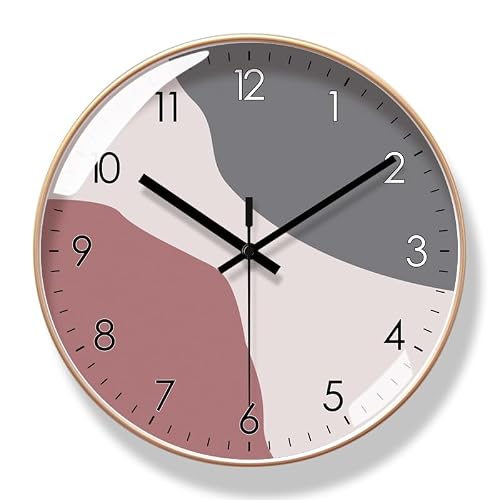 Wall Clock Living Room Clock Clock Silent Sweep Second Quartz Clock(5)