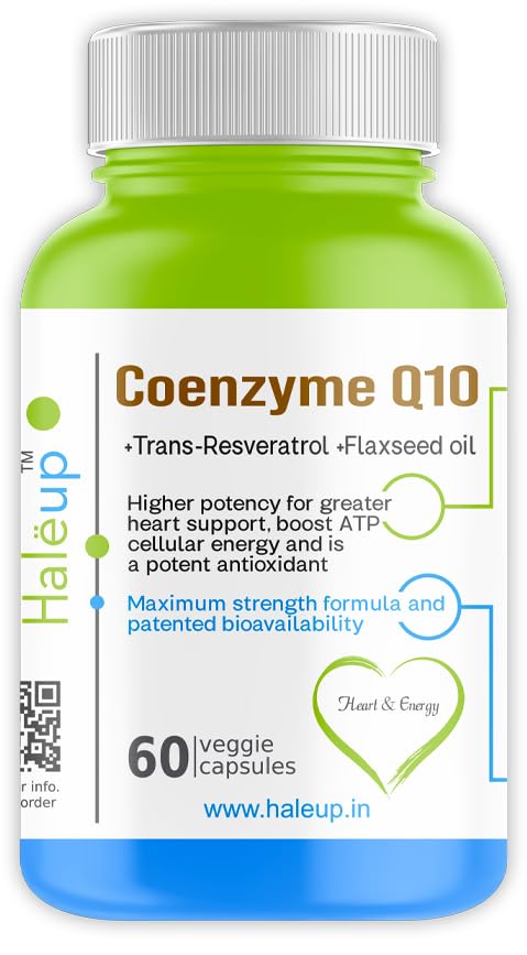 See full amazon price history chart for Haleup Coenzyme Q-10, 120 capsules, Enriched with Resveratrol & Omega-3 EPA/DHA || Healthy Heart|| Brain|| Immunity | (120 Capsules (2 Packs X 60s capsule)) Haleup Coenzyme Q-10, 120 capsules, Enriched with Resveratrol & Omega-3 EPA/DHA || Healthy Heart|| Brain|| Immunity | (120 Capsules (2 Packs X 60s capsule)) (B0CPF8FBYZ) Amazon Price History, Amazon Price Tracker