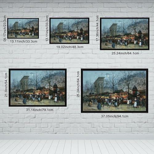Baraques Foraines Eugene Galien-laloue poster impression sur toile tableau décoration murale
