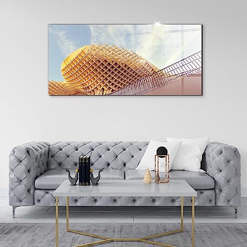 Verre d'art pour l'intérieur Wallfluent Sevil Point 120x60 - 5