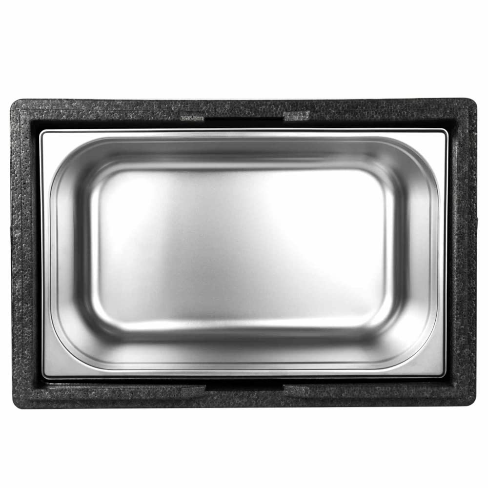 Contenitore Termico GN 1/1, Thermobox, Scatola Termica per il Transporto, Universal Eco Line, con Coperchio, Modello per Panettieri e Pasticceri, Dimensioni 60x40x28,3 cm