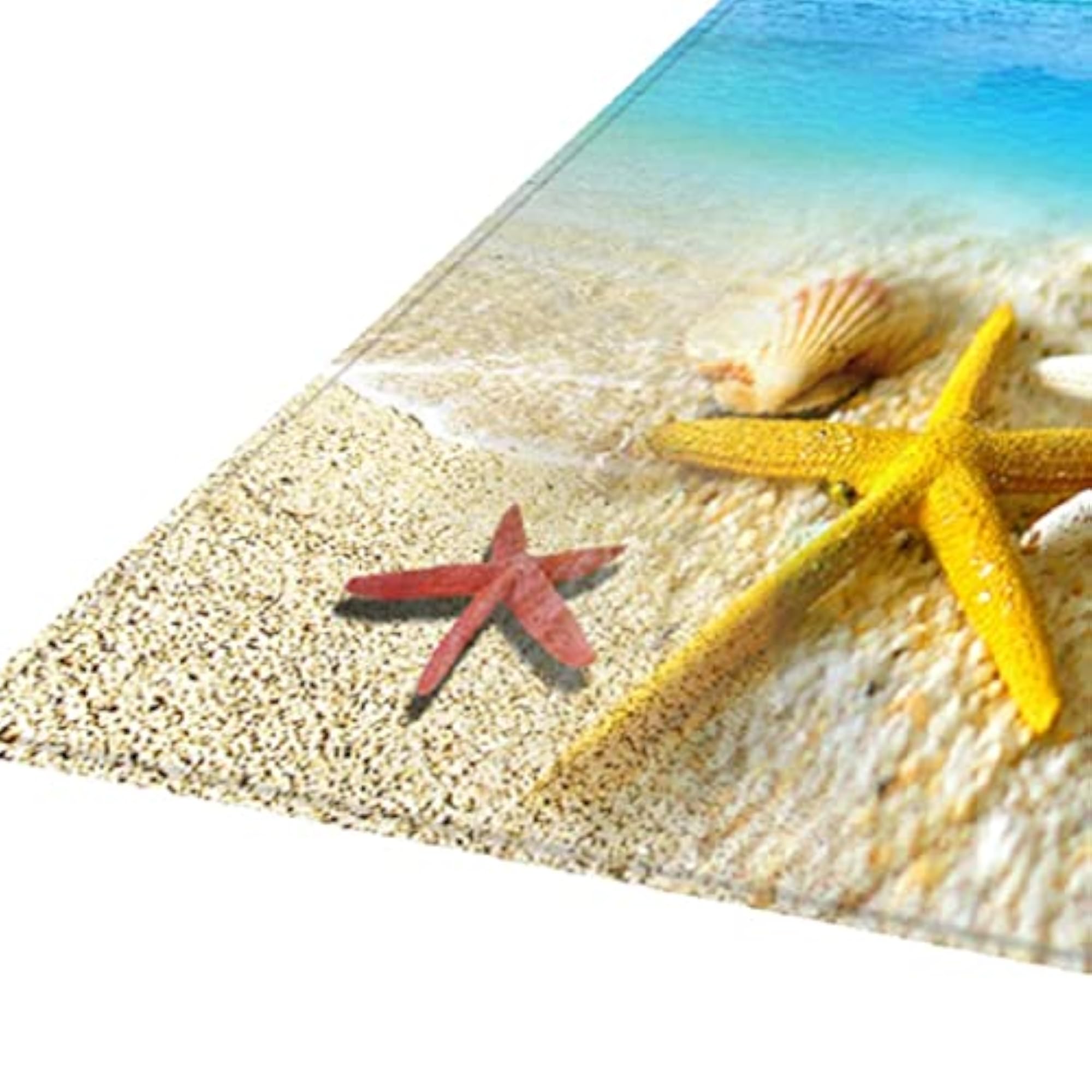 Printed Bathroom Non-Slip Area Rug