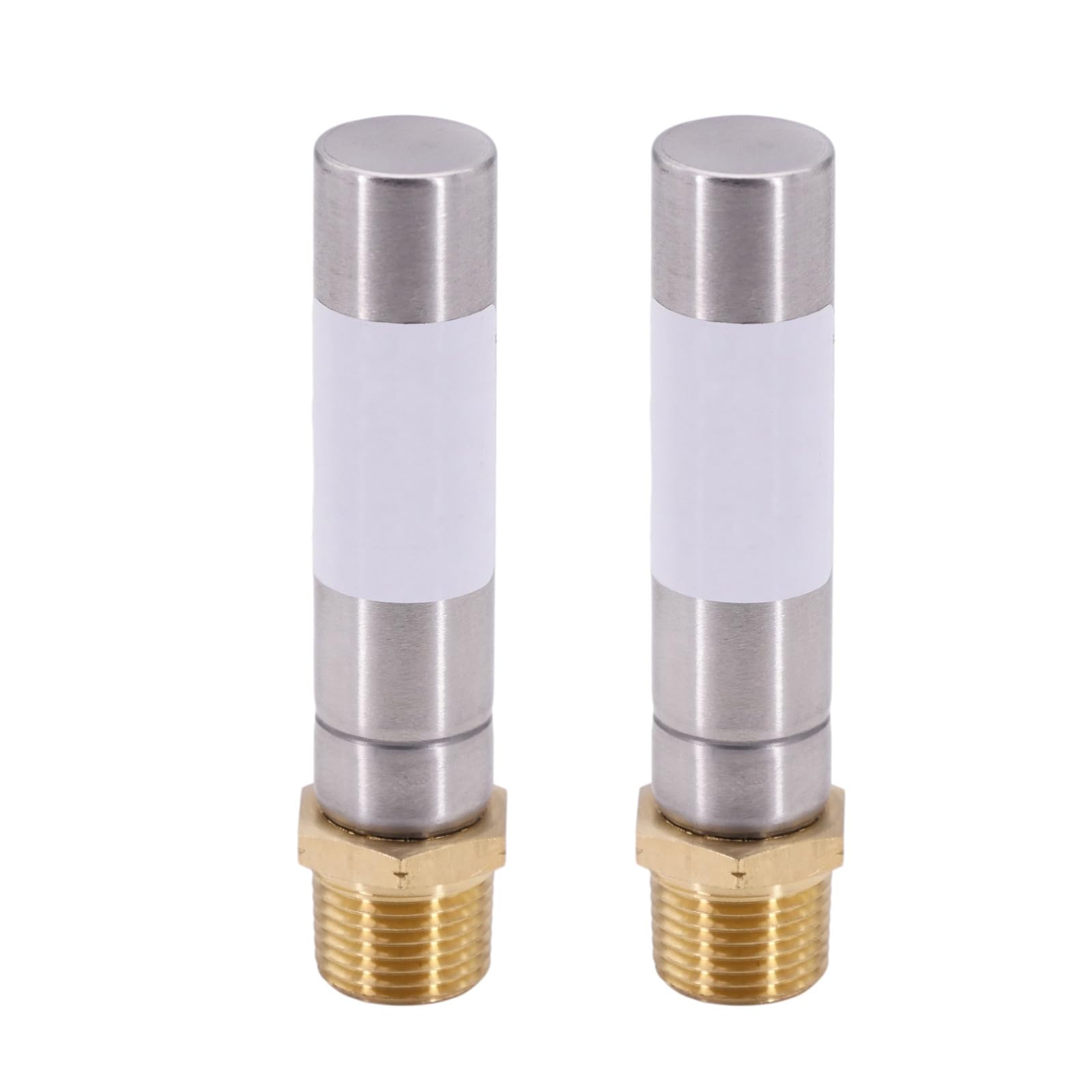 2Pcs Stainless Steel Water Hammer Arrestor Washing Machine Dishwasher Pipe Stop 1 / 2inch Water Hammer Arrestor Washer Bath Room Accessories