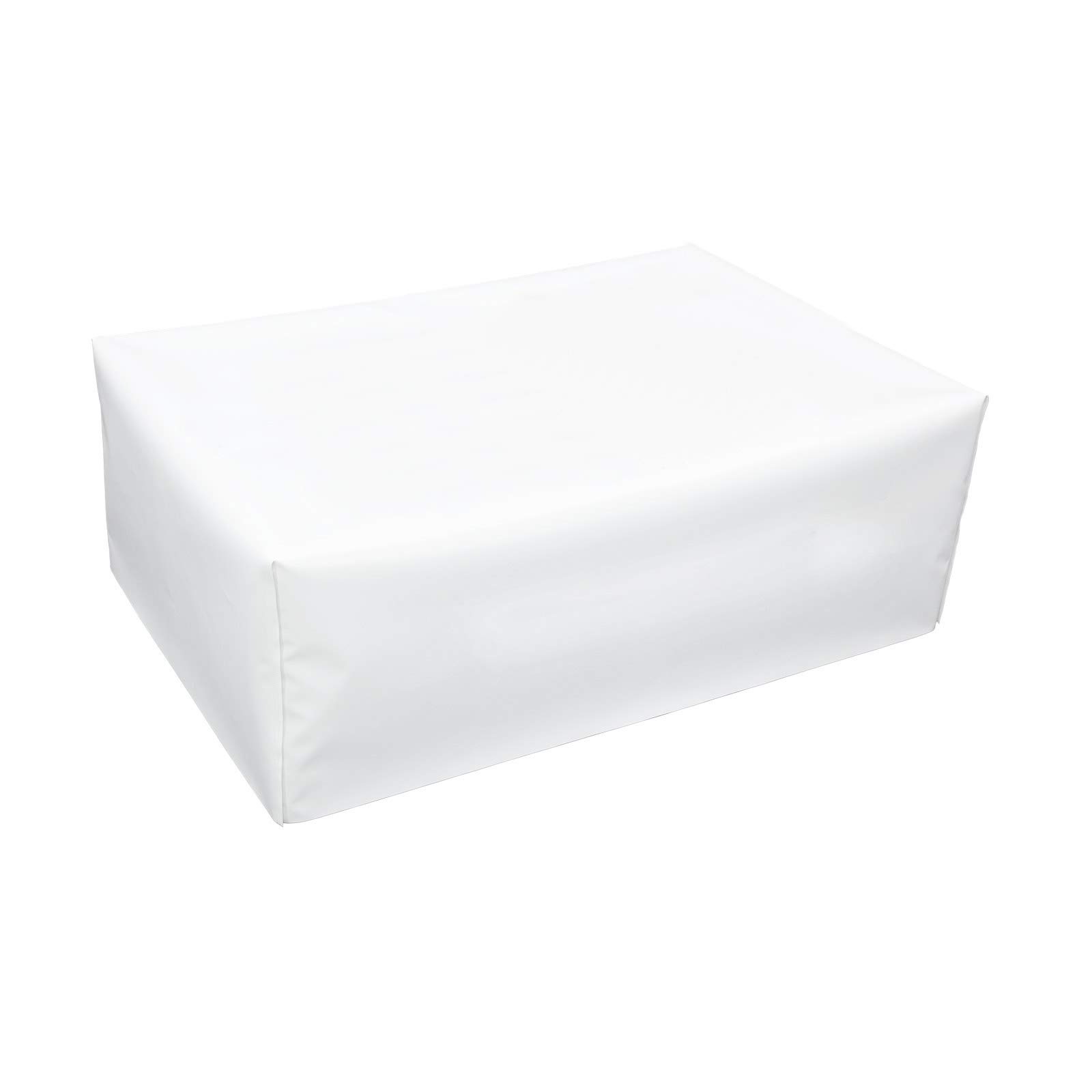 Vispronet Outdoor Palettenhusse weiß, PVC-beschichtet, Vinylplane, Palettenabdeckung mit Klett-Verschluss, Verschiedene Größen (für 4 Paletten, 120x80x58 cm)